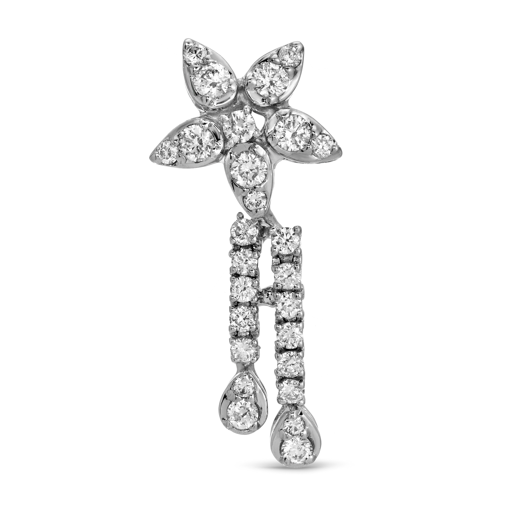 Diamond Flora Earrings